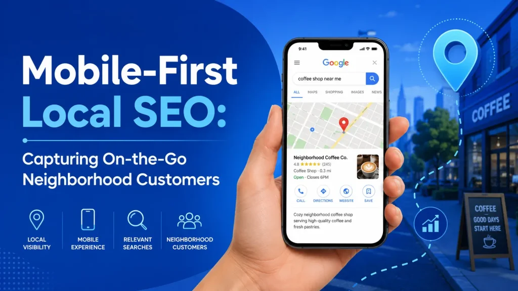 Mobile-First Local SEO: Capturing On-the-Go Neighborhood Customers